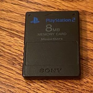 3/$20 Sony PlayStation 2 Black Memory Card PS2